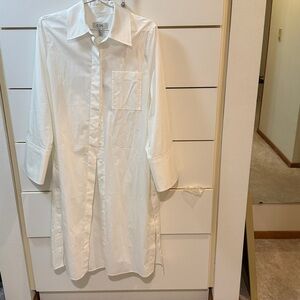 COS women’s Crisp White shirt dress